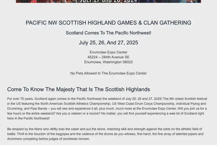 Seattle Scottish Highland Games
