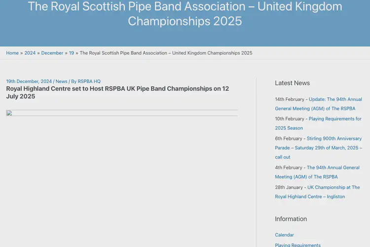 UK Pipe Band Championships