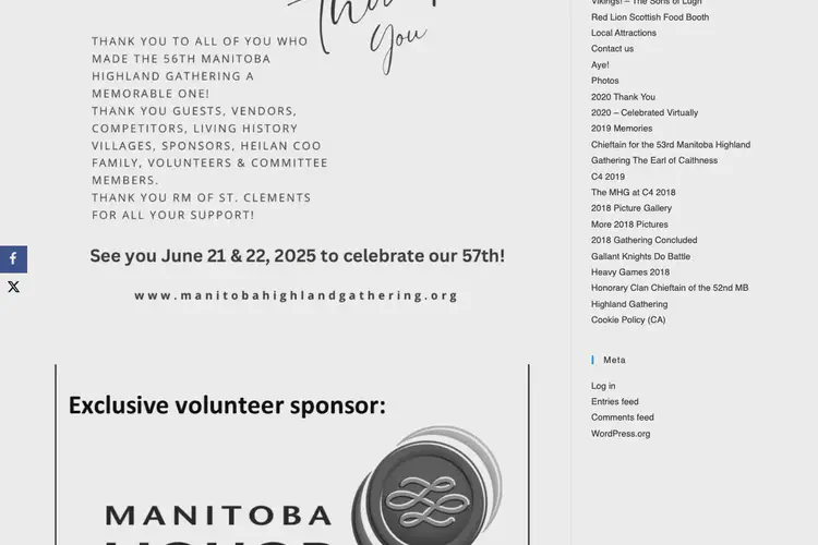 Manitoba Highland Gathering