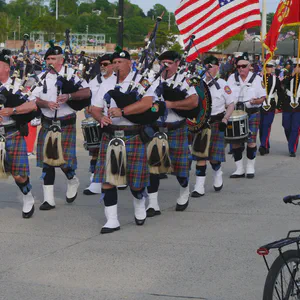 The Nassau County Police Emerald Society Pipe Band
