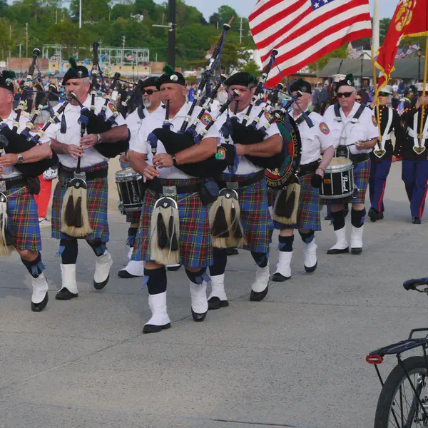 The Nassau County Police Emerald Society Pipe Band