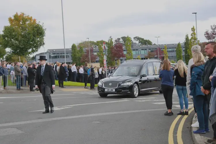 Richmond School community hosts final farewell to Dave Clark