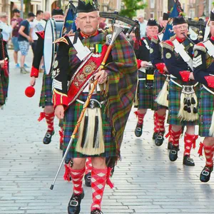 Pitlochry Drummer Given Pipe Band send-off