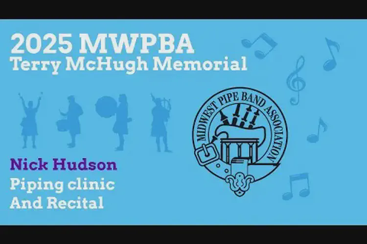 Nick Hudson Piping Clinic at 2025 McHugh Memorial
