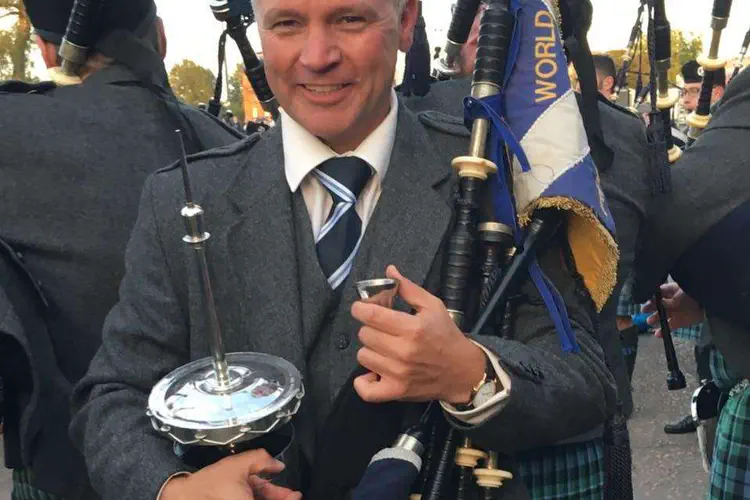 World Champion Pipe Major in Australia