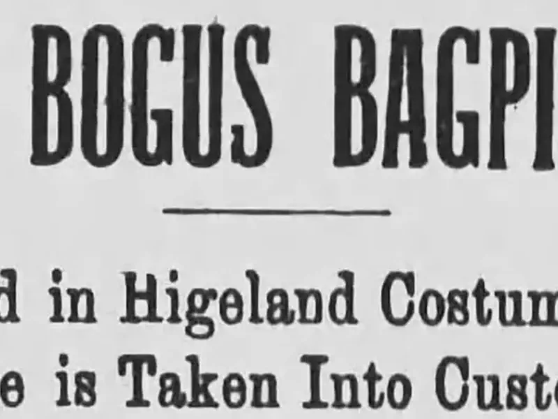 the bogus bagpiper
