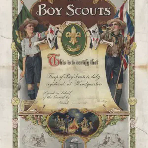 The 1st Glasgow Scout troop was registered, the first to be formed