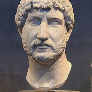 Roman Emperor Hadrian, born