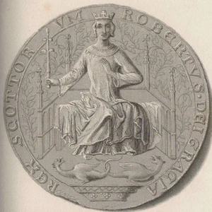 Robert II, grandson of Robert the Bruce, died at Dundonald Castle.