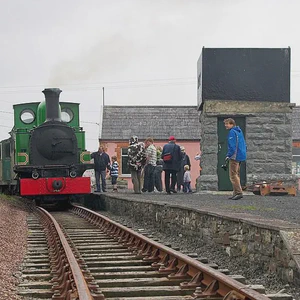 Charles Stewart Parnell turns the first sod for the West Clare Railway