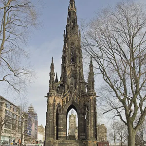 Foundation stone for the Monument to Sir Walter Scott is laid in Princes Street Gardens.