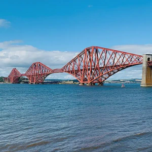 Forth Rail Bridge opened by Prince of Wales.