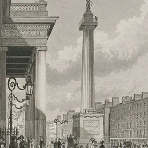 Nelson Pillar blown up, Dublin