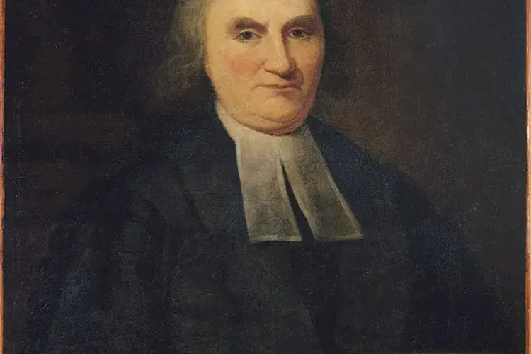 Rev. John Witherspoon, President of Princeton College, signatory to the US Declaration of Independence, baptized
