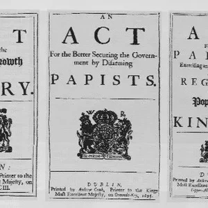 The first Declaration of indulgence; suspending penal laws against Catholics