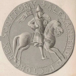 King Alexander I died at Stirling Castle, succeeded by David I.
