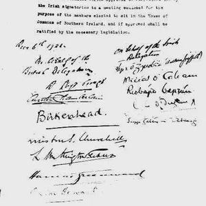 British give the Irish a deadline to accept or reject the Anglo-Irish treaty