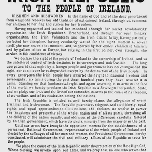 Irish Volunteers and Citizen Army seize the General Post Office (GPO) in Dublin
