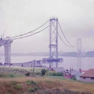 Construction began on the Forth Road Bridge