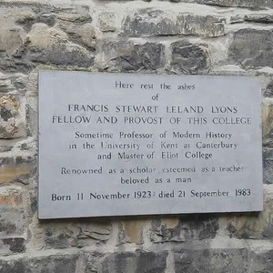 Birth of F.S.L. Lyons, historian and biographer