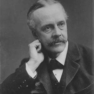 Arthur James Balfour, born