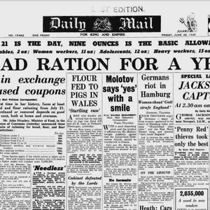 Bread rationing ends in Britain