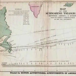 Transatlantic telegraph cable