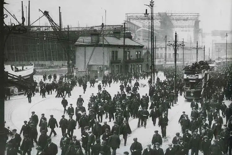 Harland & Wolff Shipyard founded - built the RMS Titanic