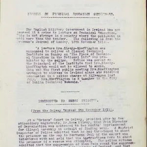 The first edition of the Irish Bulletin is published