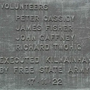 The Irish Free State begins the executions of seventy seven anti Treaty republican prisoners