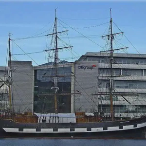 The replica famine ship, the Jeanie Johnston, arrives in Dublin after final fittings in Cork