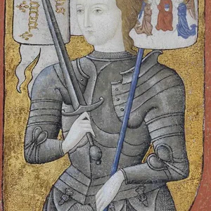 Joan of Arc Domremy, Saint and martyr, born in France