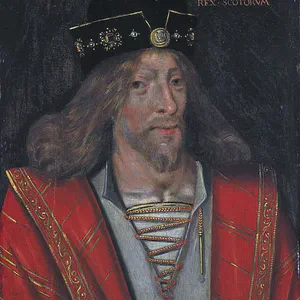 King James I captured by English near Flamborough Head on his way to France