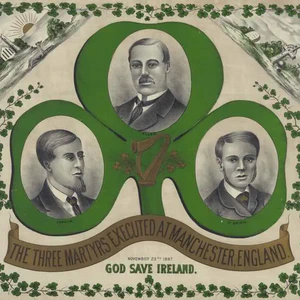 Manchester Martyrs, 3 Fenians are executed - Michael Larkin, William Philip Allen, and Michael O'Brien