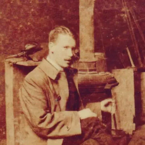 Michael Healy, stained-glass artist, illustrator and painter, is born in Dublin