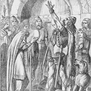 Victory of Nomenoe over the Franks at Ballon, Brittany
