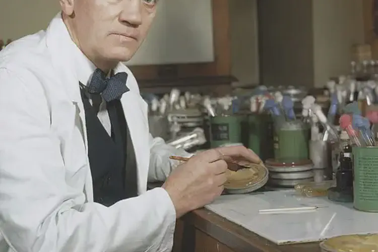Sir Alexander Fleming, discoverer of penicillin, died