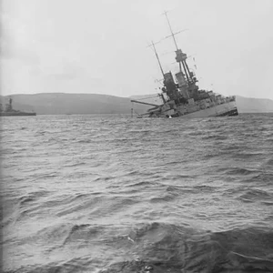 German battle fleet surrendered to the allies at Scapa Flow in Orkney