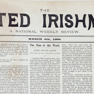 First issue of United Ireland, Parnellite weekly