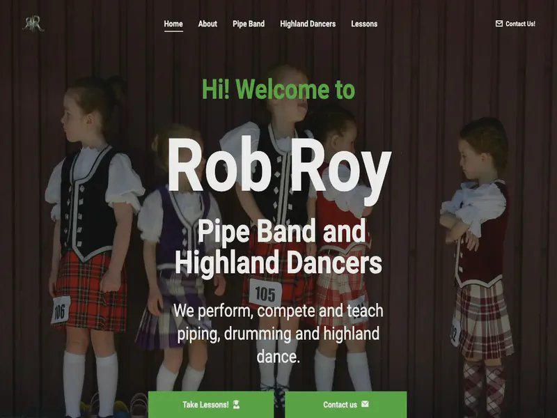 Website preview for robroykingston.com