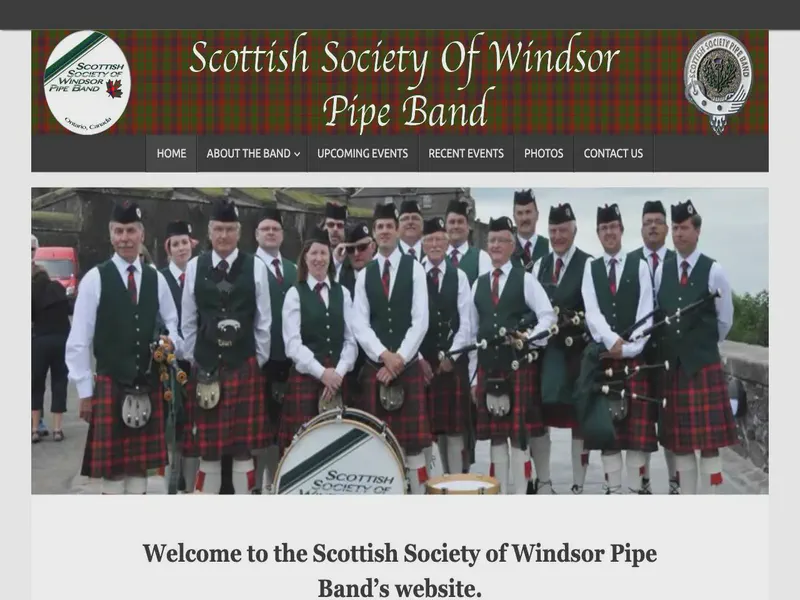Website preview for windsorscottishpipes.com