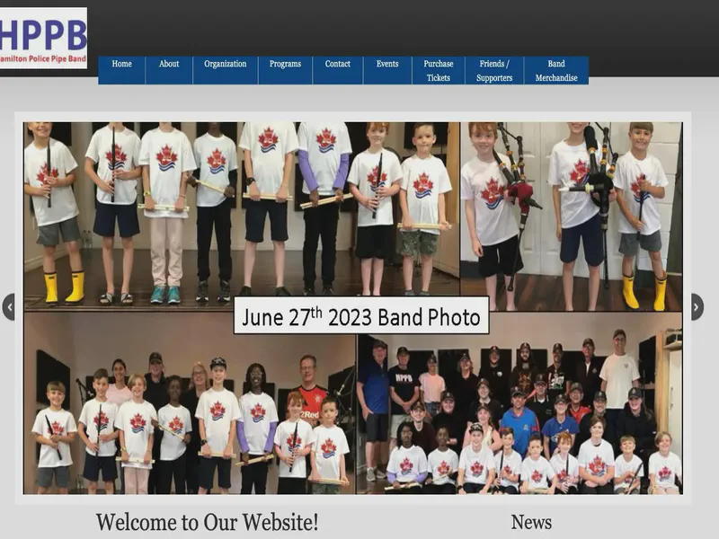Website preview for www.hppb.ca