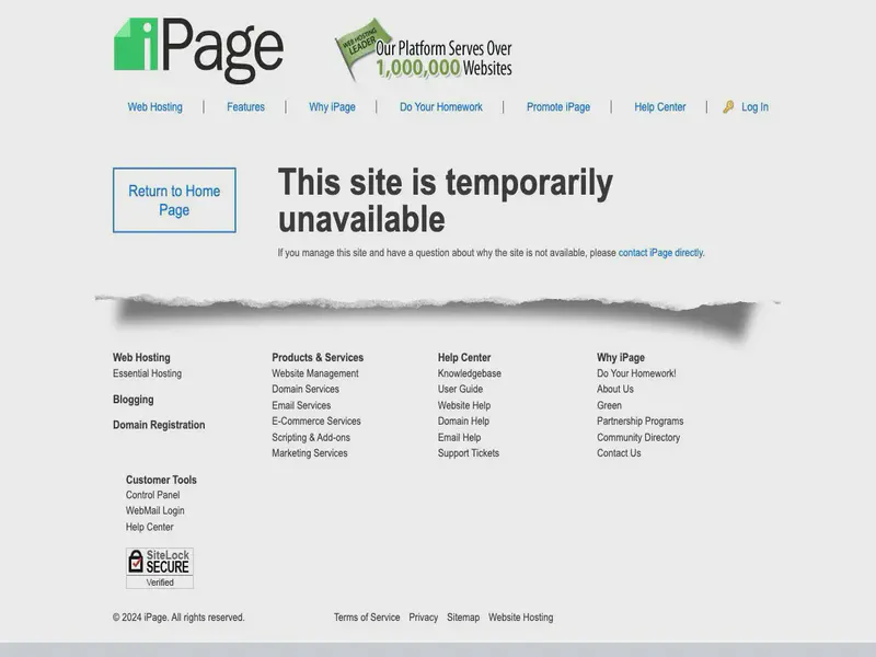 Website preview for www.inisfada.com